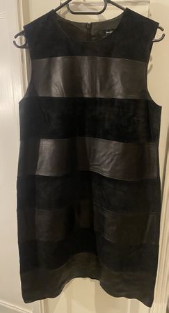 Lederkleid Gr. 38 Hallhuber