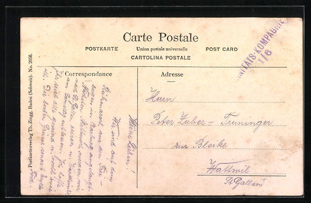 Cartoline postali: AK Aarburg, Uferpartie mit Kirche – Usato da Berlin venduto da bartko-reher 1