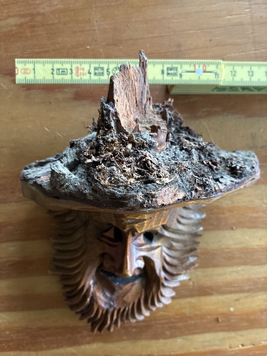 Statuette: Handgeschnitzte Holzmaske - Einzigartiges Deko-Objekt – Usato da Ebnat-Kappel venduto da ponyhales 3