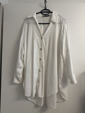 Damen Hemd Zara Weiss Grösse S sehr guter Zustand