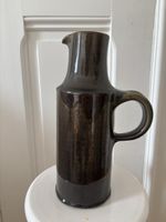 Carafe vintage en céramique marron, style unique!