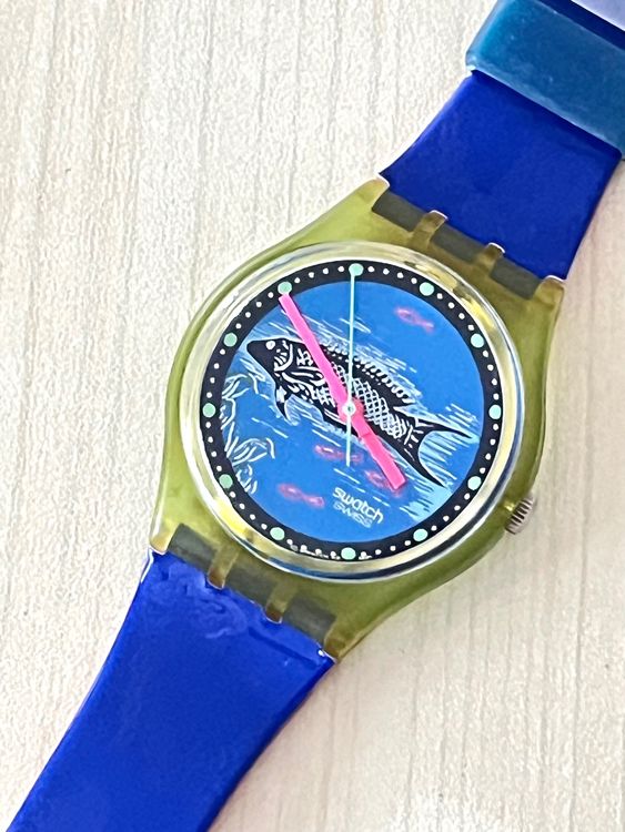 Uhren Vintage Sammler Swatch Uhren Vintage Swatch Uhr, Fisch