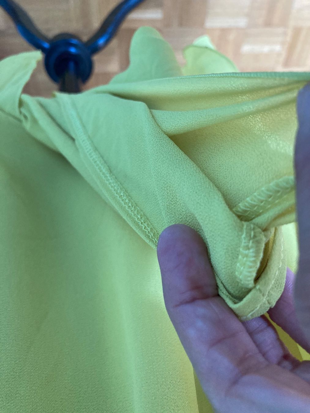 Vestiti: Robe drapée asymétrique moutarde taille 44 – Usato da Genève venduto da ct_fqr8 4