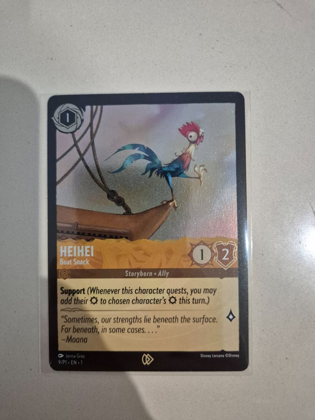 Disney Carte collezionabili: Disney Lorcana Promo 009 Heihei – Nuovo e nell'imballaggio originale da Balerna venduto da Seller127