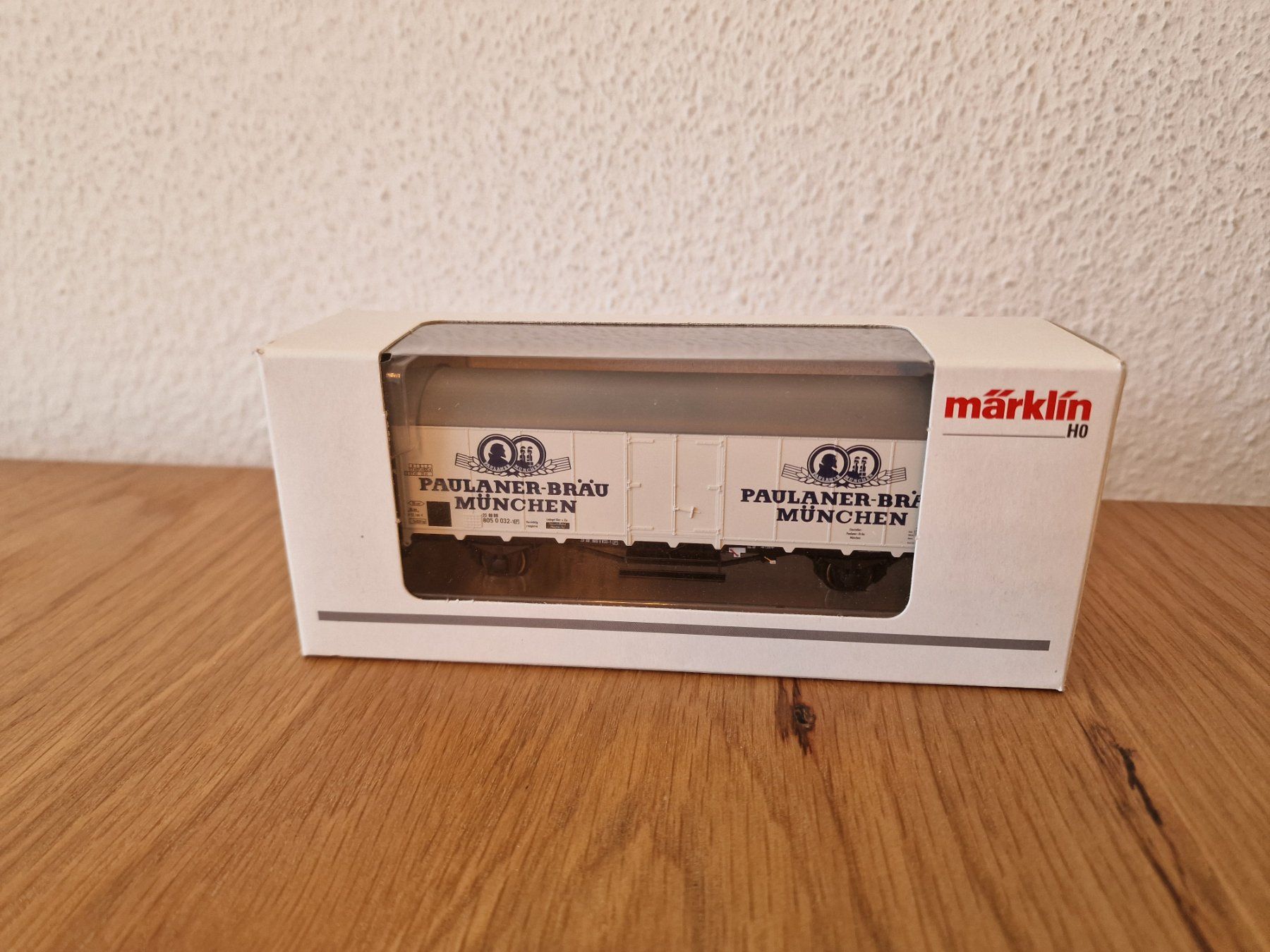 Märklin Modellini di ferrovie: DB Güterwagen Paulaner-bräu H0 – Usato da Matten b. Interlaken venduto da lor_hr9w 4