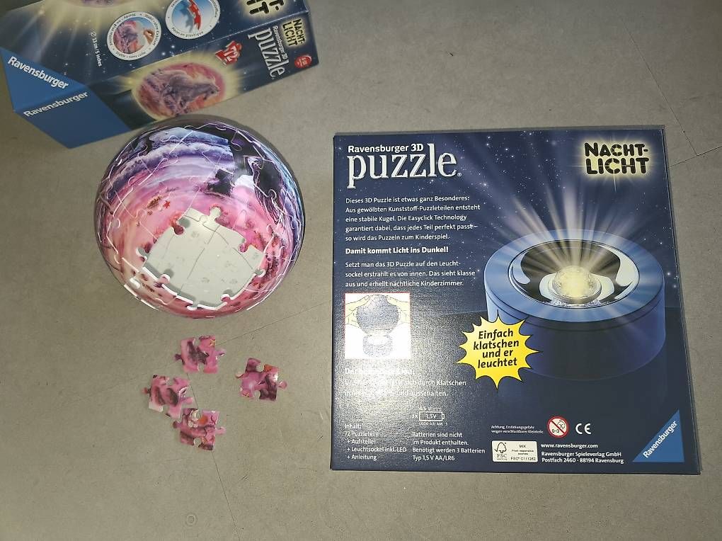 Puzzle: Nachtlicht Puzzle-Ball Ravensburger – Usato da Hellbühl venduto da jornie 3