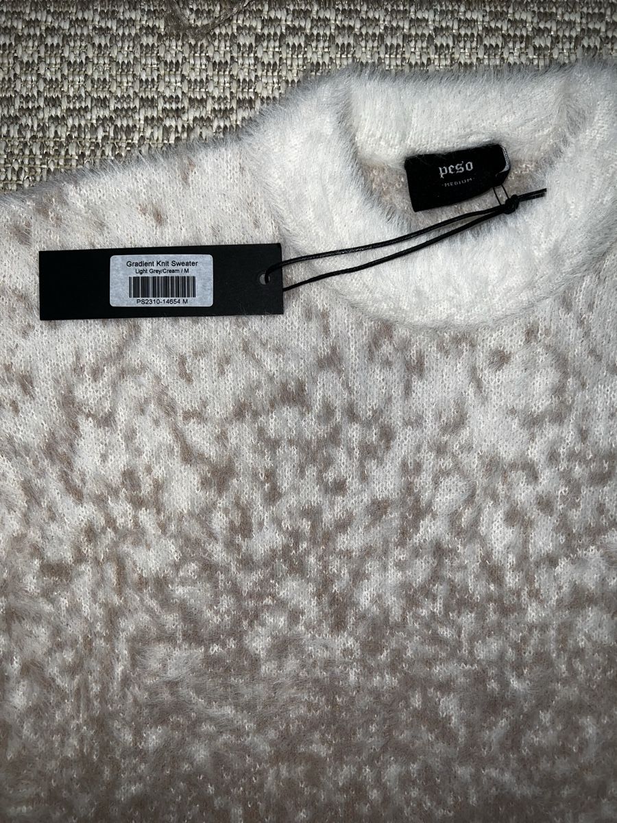 Pesoclo Pulls & Sweat-shirts: PESO Gradient Knit Sweater Pullover (M) / Light Grey, Creme – Neuf (Voir description) à Oensingen par lau_6z7v 2
