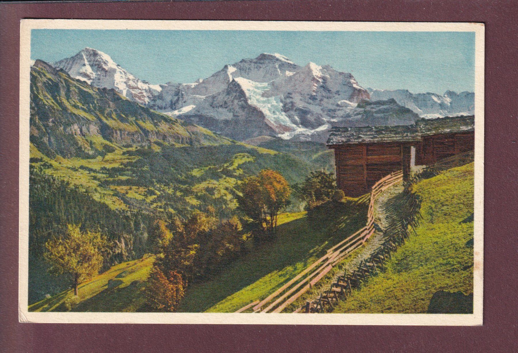 Ansichtskarten: MÖNCH - JUNGFRAU – Gebraucht aus Pully von nicecards