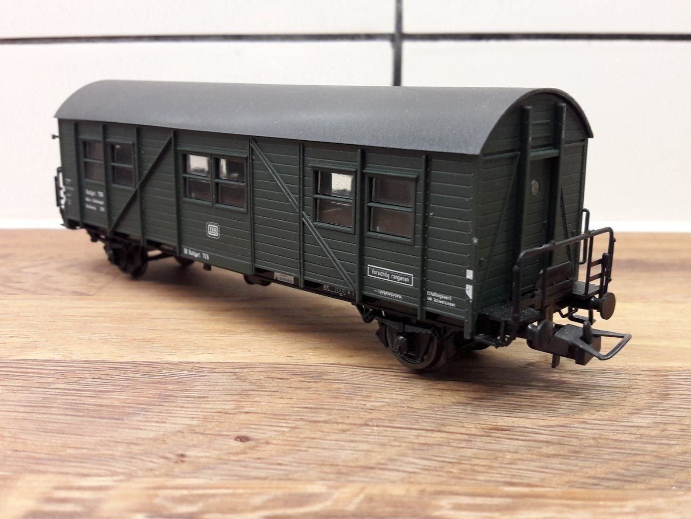 Modellini di ferrovie: Röwa HO DC : DB wagon dortoir N° 7618 – Usato da Buttes venduto da Cafe2005 2