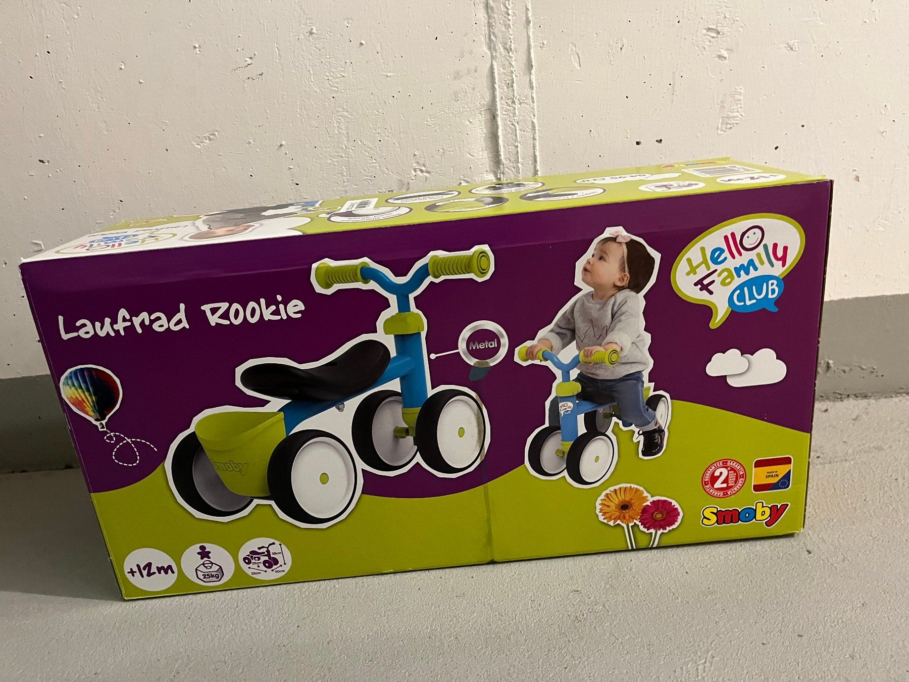 Smoby Veicoli per bambini: Laufrad Rookie Smoby - NEU – Nuovo e nell'imballaggio originale da Konolfingen venduto da takkie
