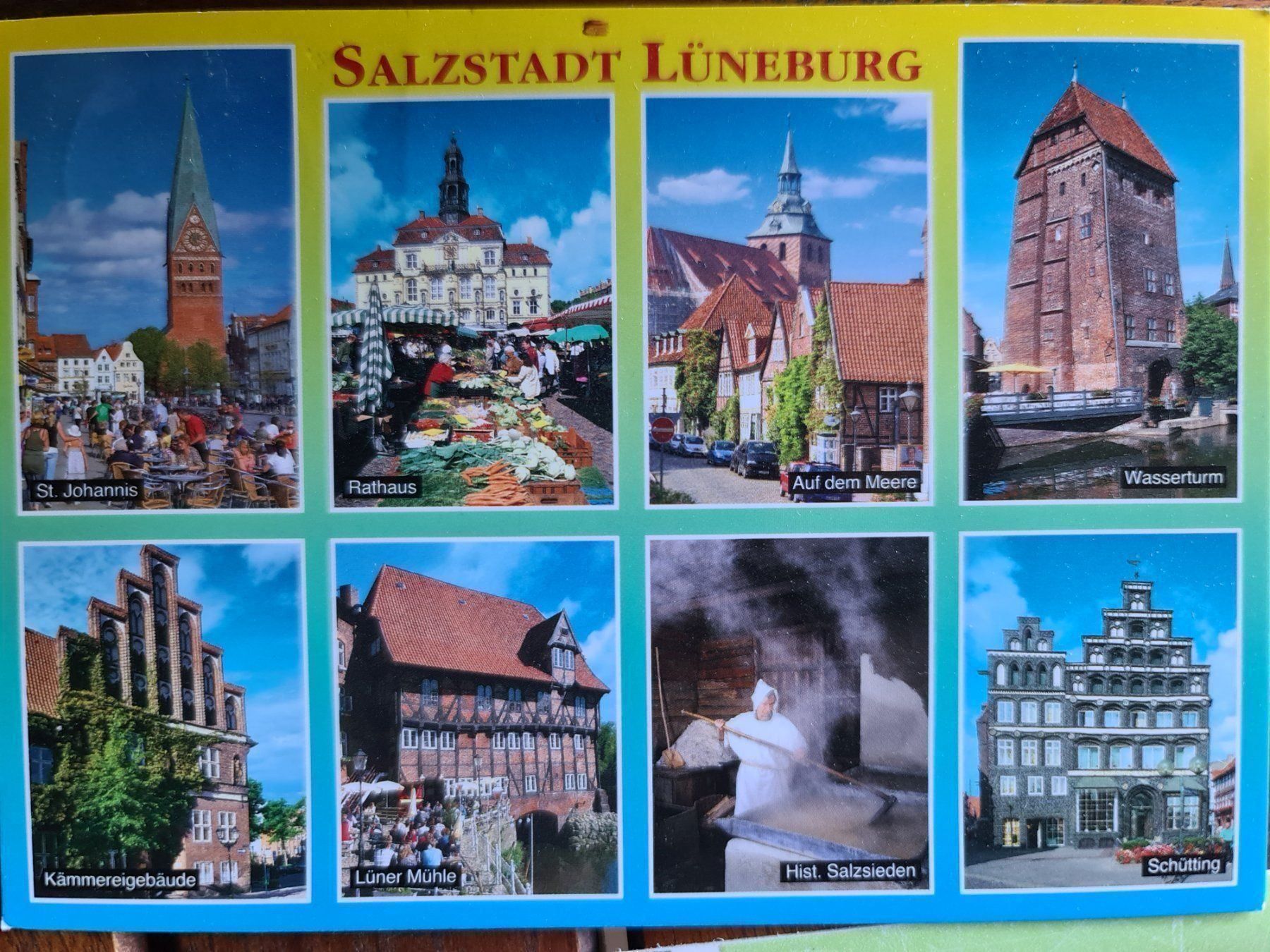 Cartoline postali: Ansichtskarte Salzstadt Lüneburg – Usato da Dintikon venduto da Vexi