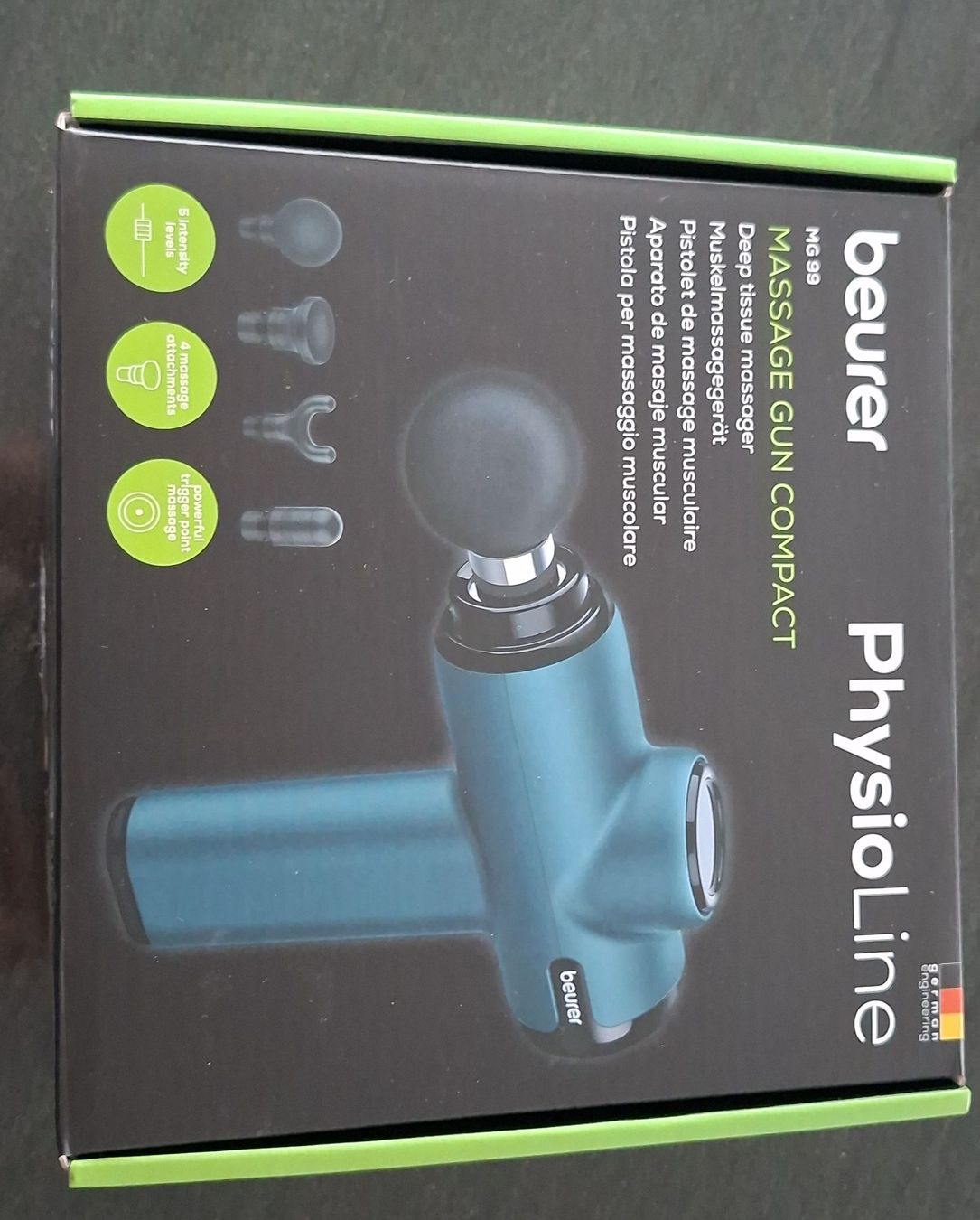 Beurer Dispositivi per massaggi: Beurer PhysioLine MG 80 Massage Gun Compact  – Nuovo (secondo la descrizione) da Einsiedeln venduto da Amna_163