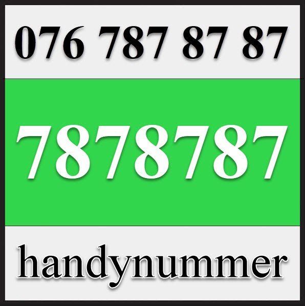 Carte prepagate: Handynummer, Telefonnummer, VIP Nummer, 076 787 87 87 – Nuovo (secondo la descrizione) da Winterthur venduto da handynummerch