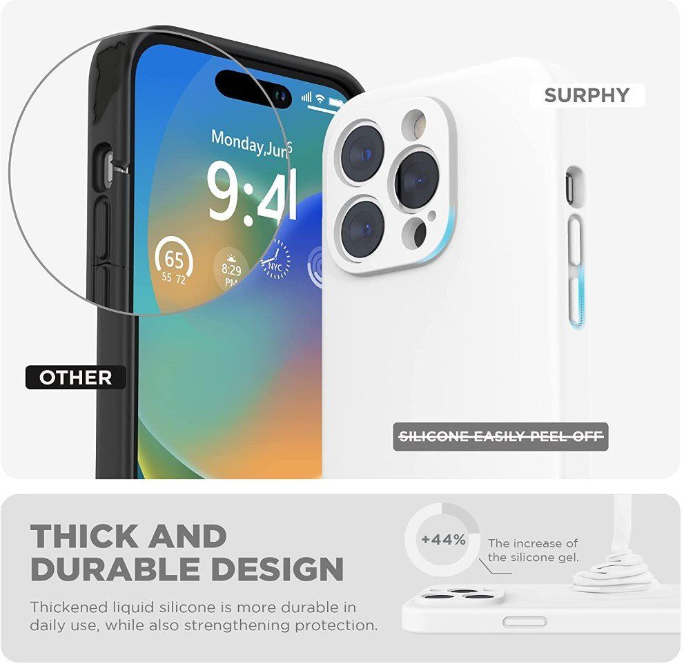 Cover & Protezioni schermo: iPhone 14 Pro Max Soft Touch Silikon Case Hülle - weiss – Nuovo e nell'imballaggio originale da Rorschacherberg venduto da elektrofreak 1