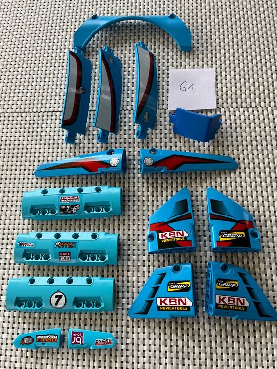 Lego Technik blaue Panele Panel Verschalung Spoiler LotG (Gebraucht) in ...
