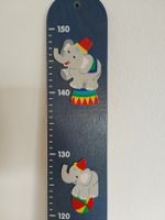 Kinder Messlatte aus Holz blau