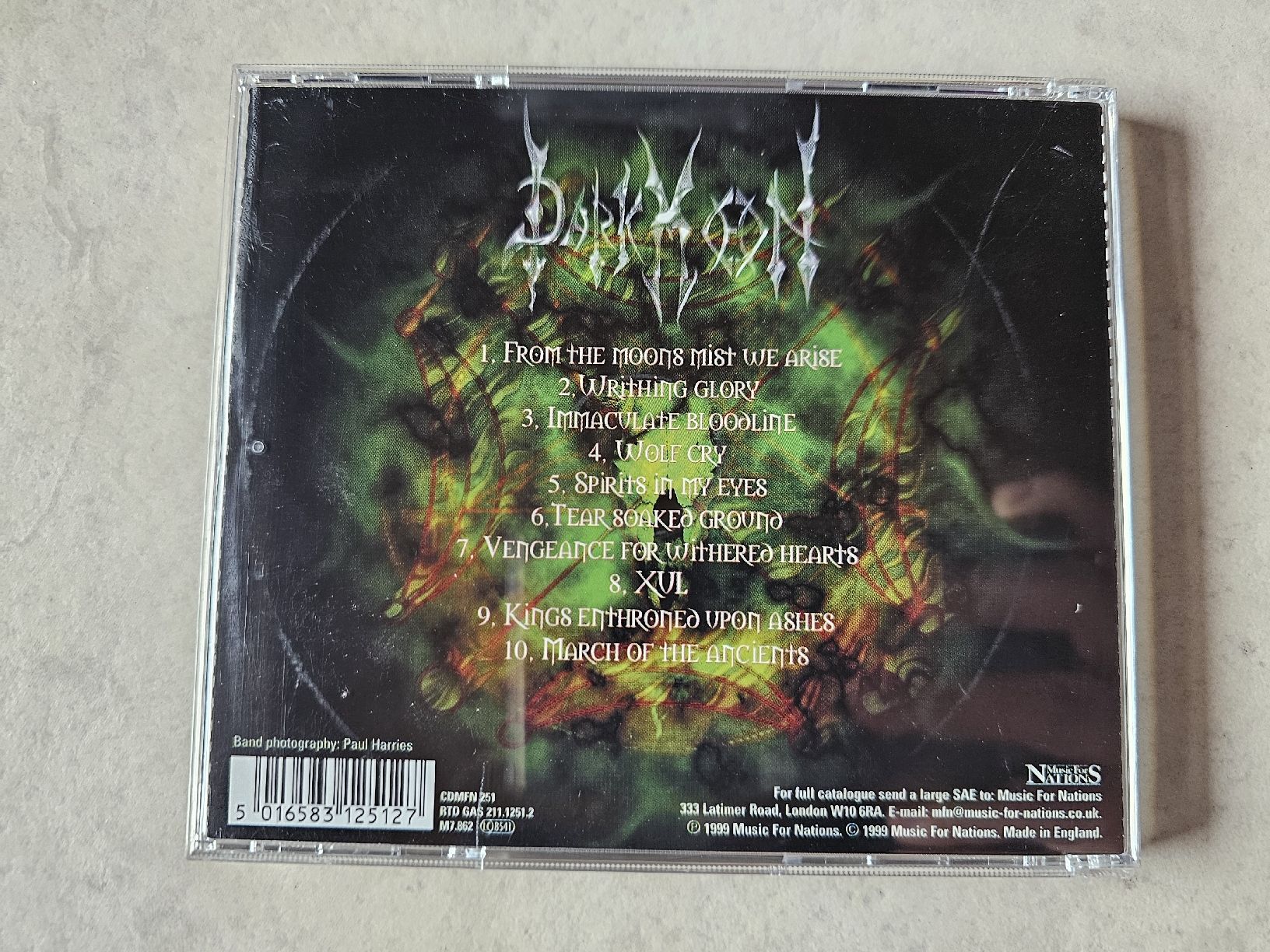 CD: Darkmoon  -  Seas Of Unrest – Usato da Schneisingen venduto da backstore24 1