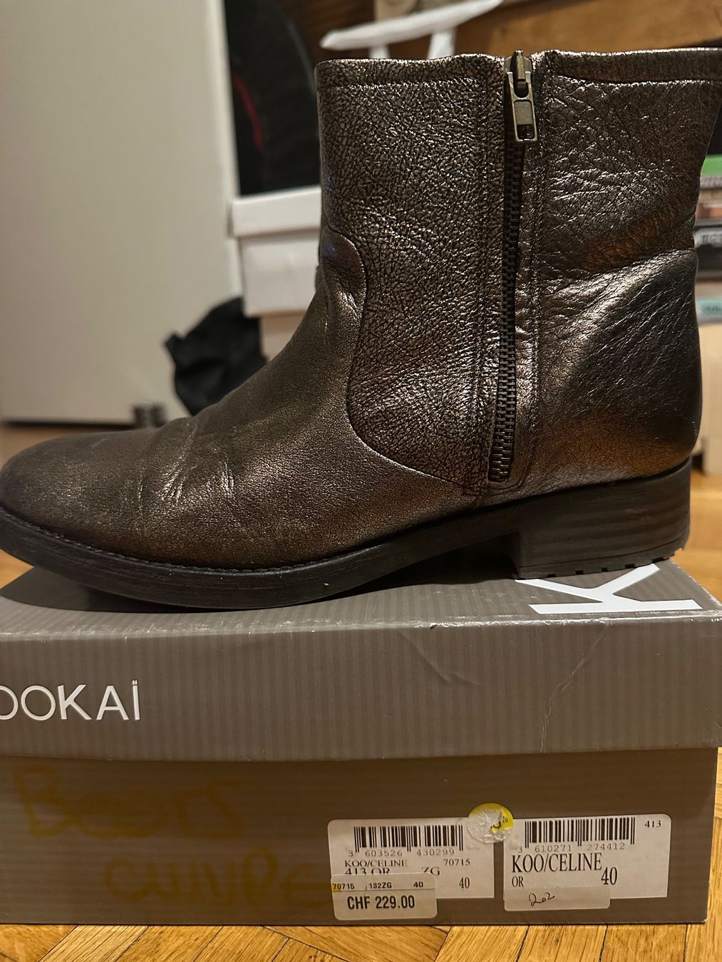 Damenschuhe: Boots Kookai couleur bronze – Gebraucht aus lausanne von Bigmama777 2