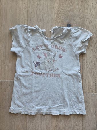 H&M T-Shirt, Gr. 92(98-104), Lets grow together, gebraucht