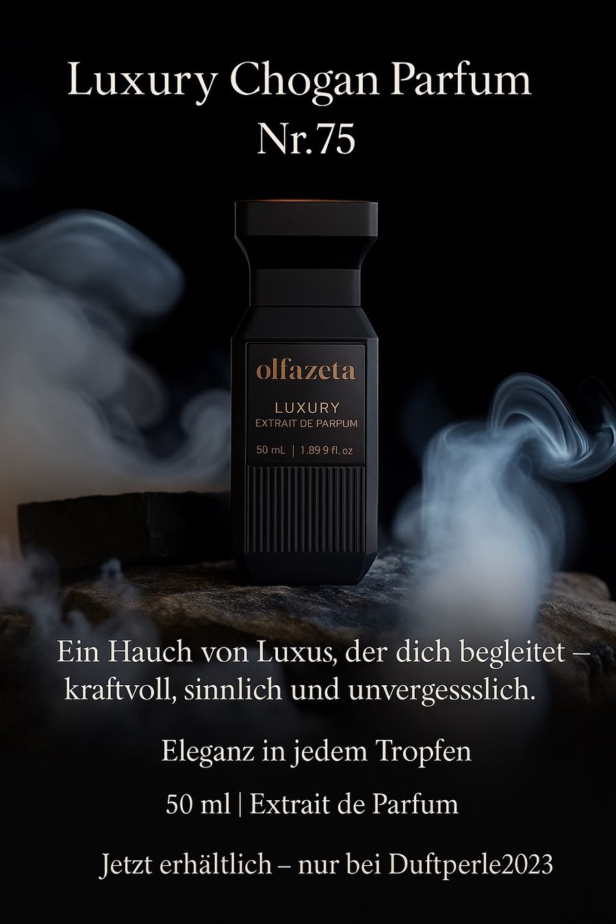 Chogan Profumi & Eau de Toilette: Luxury Chogan Parfum Nr.75 – Nuovo e nell'imballaggio originale da Flums venduto da Duftperle2023