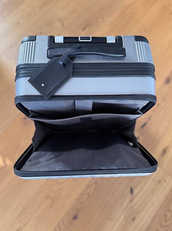 Montblanc Valigie: Montblanc Kabinentrolley | Vordertasche | Silber – Usato da Eich venduto da James.P 4