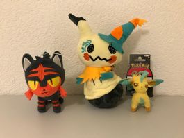 Diverse Pokémon Plüsch
