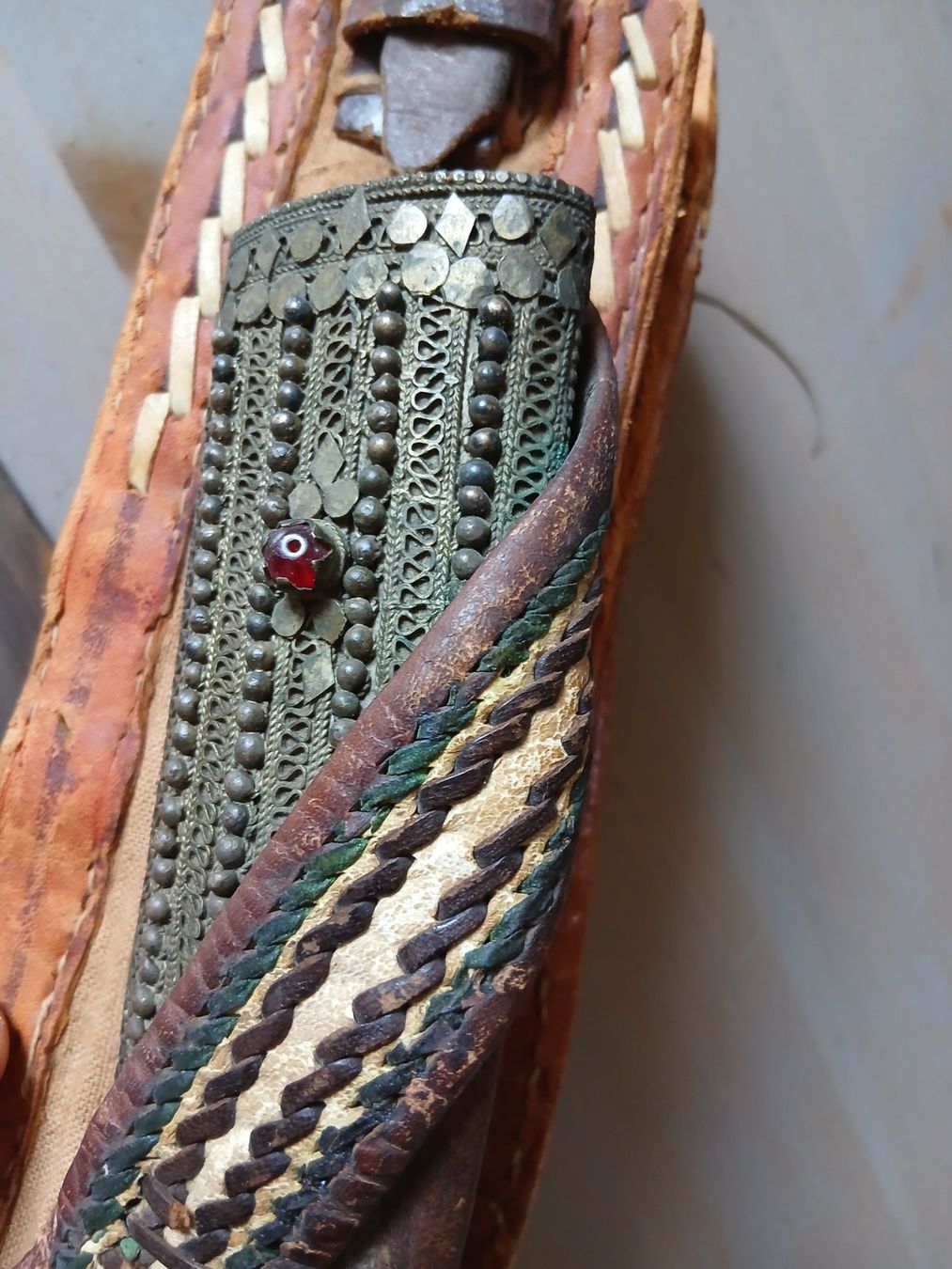 Sonstiges zum Sammeln & Seltenes: Couteau Janbiya Dharia ancienne avec fourreau argent – Gebraucht aus Satigny von Asaksa 4