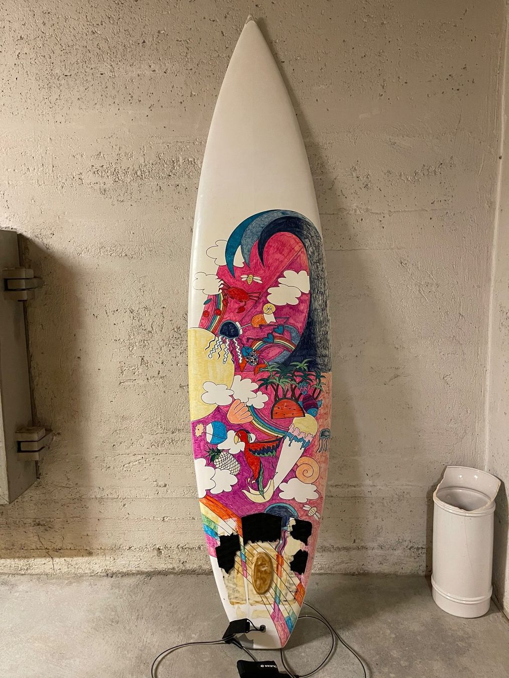 Tavole da surf e di nuoto: 6'8 Zimbali Surfboard mit Tasche – Usato da Luzern venduto da mic_7nlp