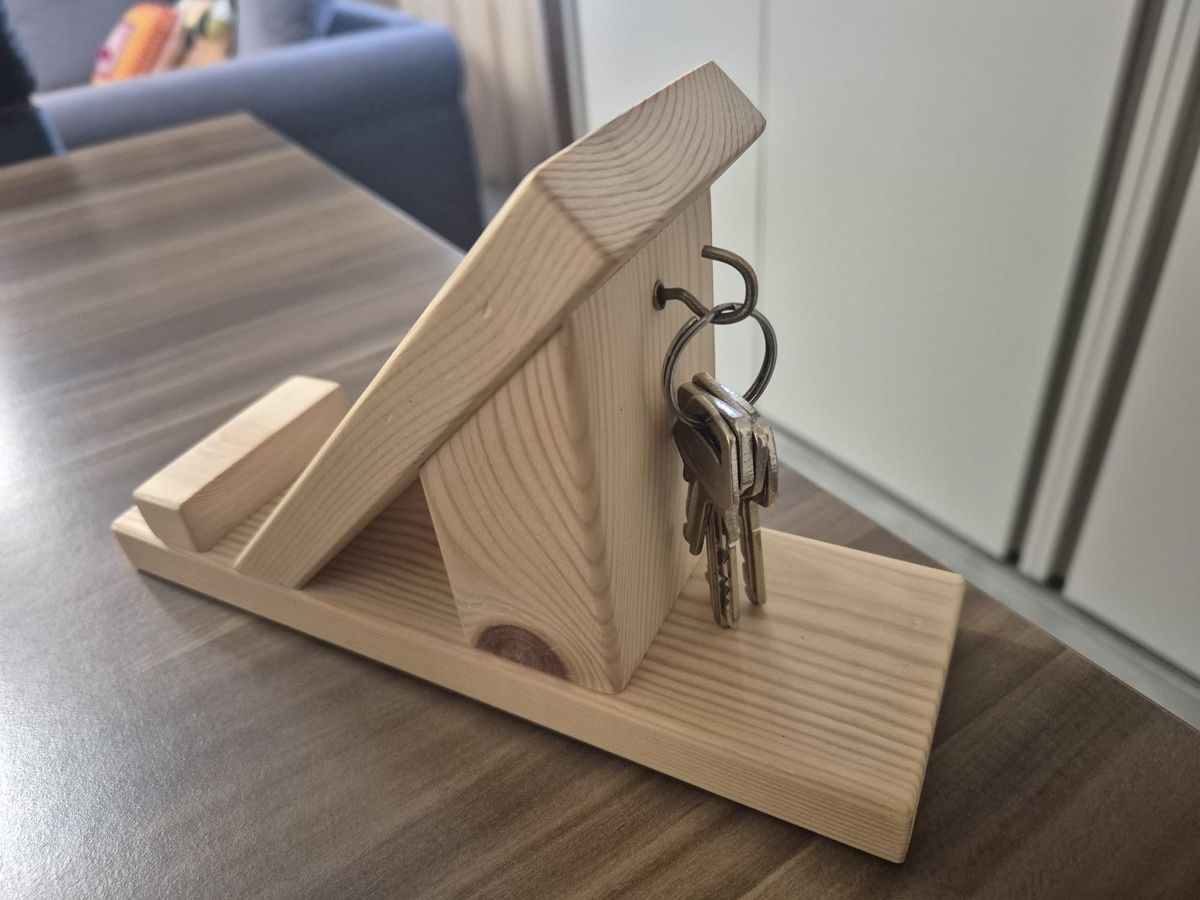 Autres décorations & accessoires: Supporto per cellulare in legno inciso – Neuf (Voir description) à Caslano par iguidice01 2