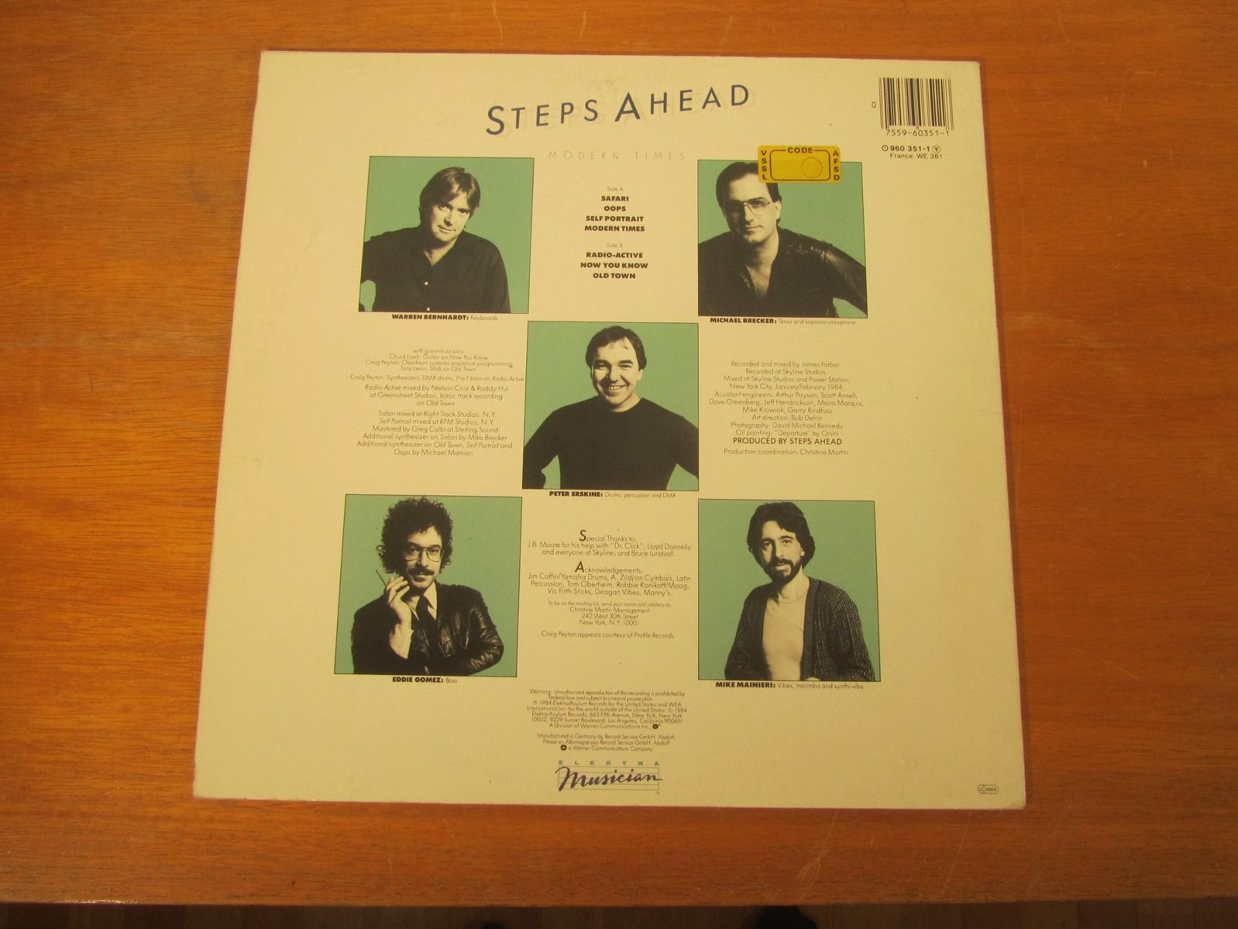 Dischi in vinile: STEPS AHEAD:  Modern Times – Usato da Seengen venduto da mikelele 1