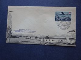 1947 F42 FDC auf Sonderumschlag - Adresslos