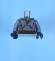 LEGO Minifigur Torso SW0845 Mandalorian Armor Plates Silver