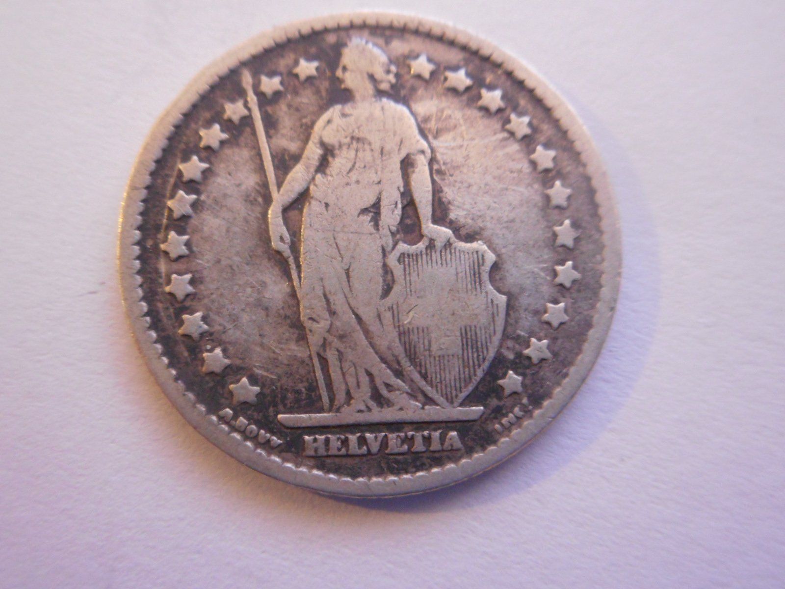 Alle Münzen: 1 Fr. 1901 silber uralt – Gebraucht aus Kriegstetten von pizlad2010 1