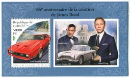 Block "James Bond. Sean Connery, Daniel Craig". Guinea