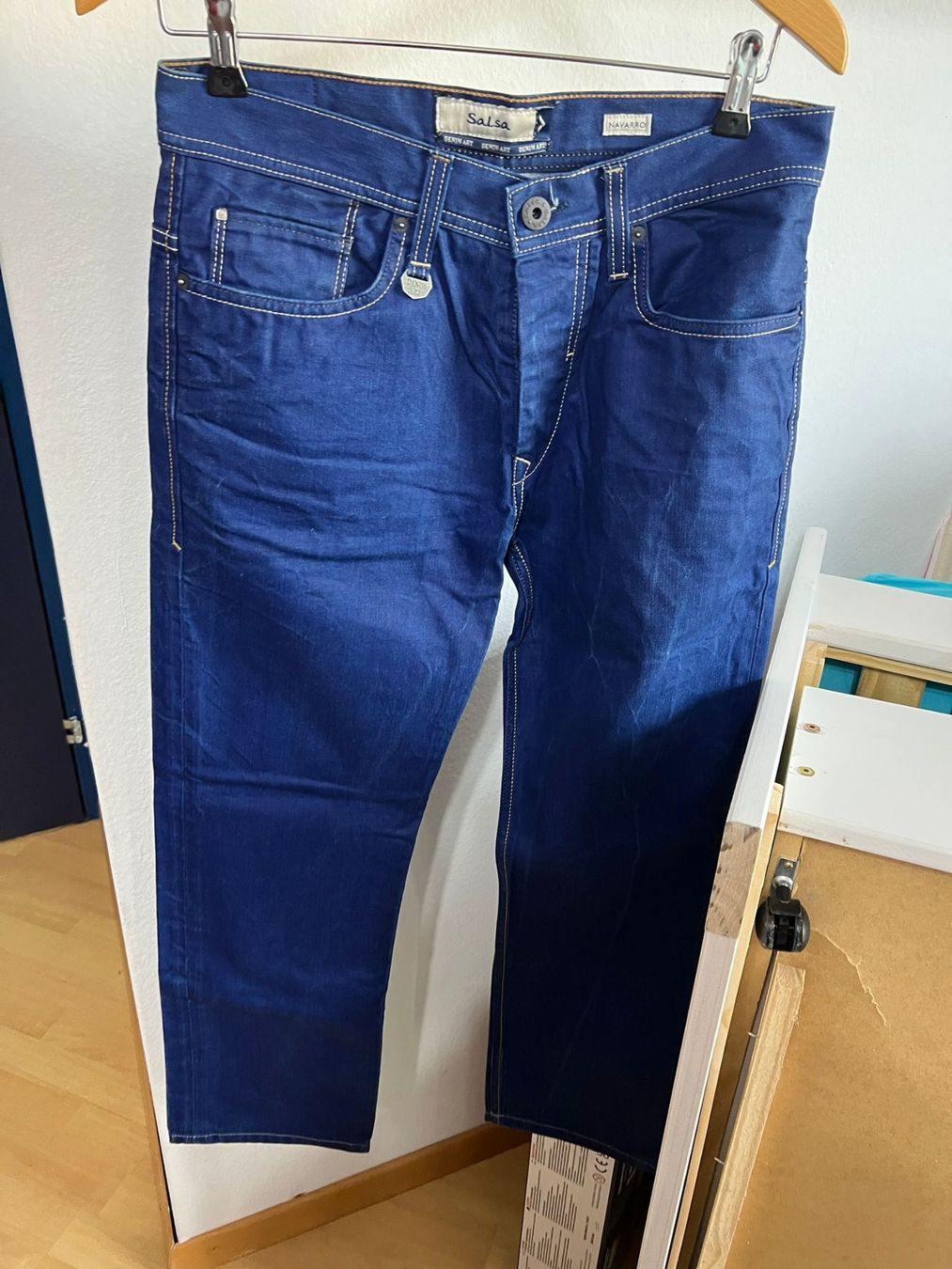Salsa Jeans: Salsa Herren Hosen blau – Nuovo (secondo la descrizione) da Lupfig venduto da Pluribus