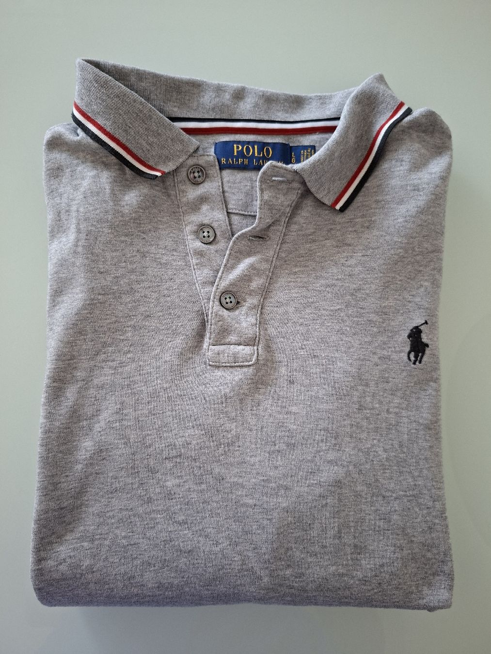 Magliette Polo: Ralph Lauren polo gris taille L – Usato da Renens VD venduto da ser_j2fn