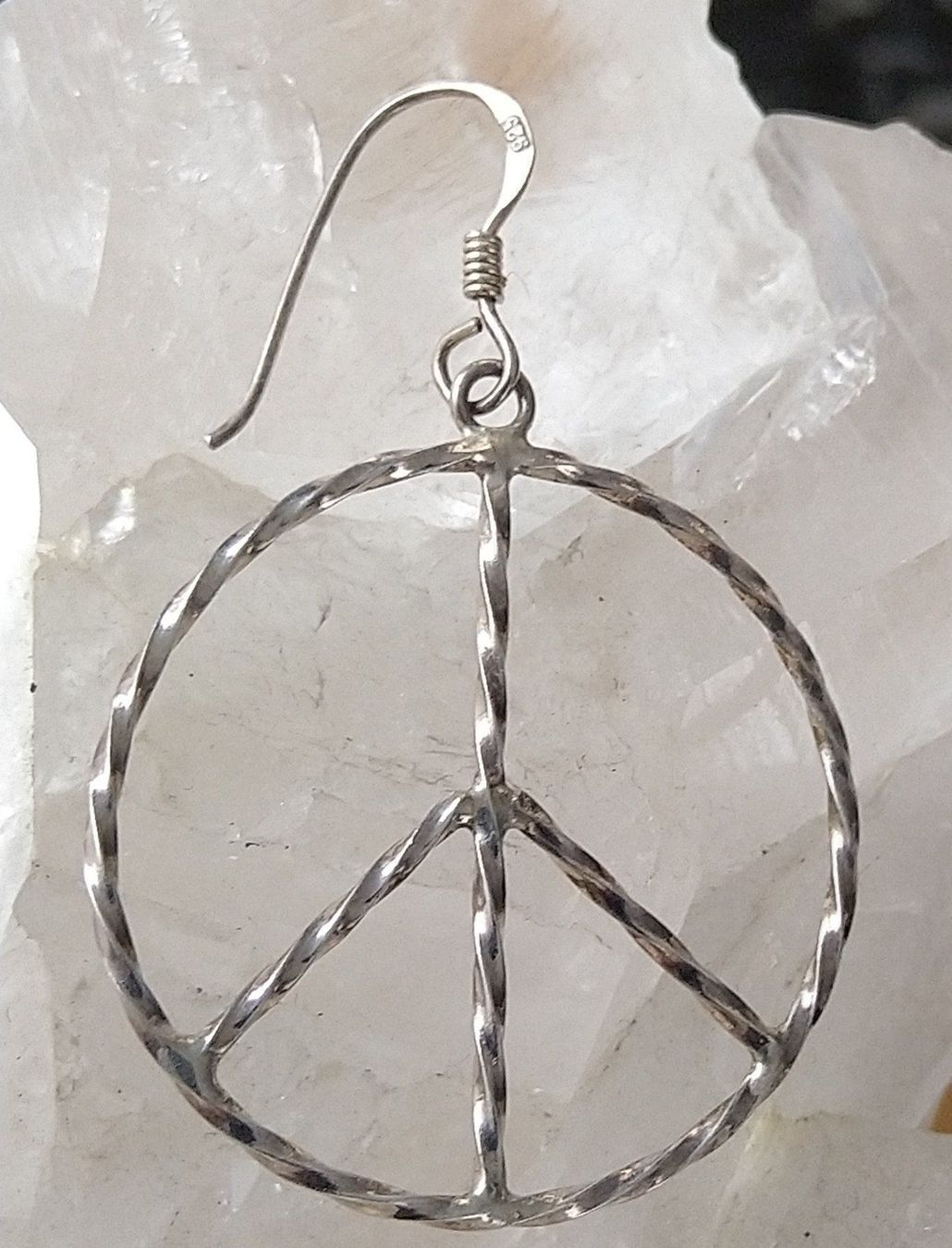 Orecchini pendenti & Orecchini a lobo: PEACE  OHRRINGE IN 925 SILBER – Usato da Romanshorn venduto da BoutiqueA 2