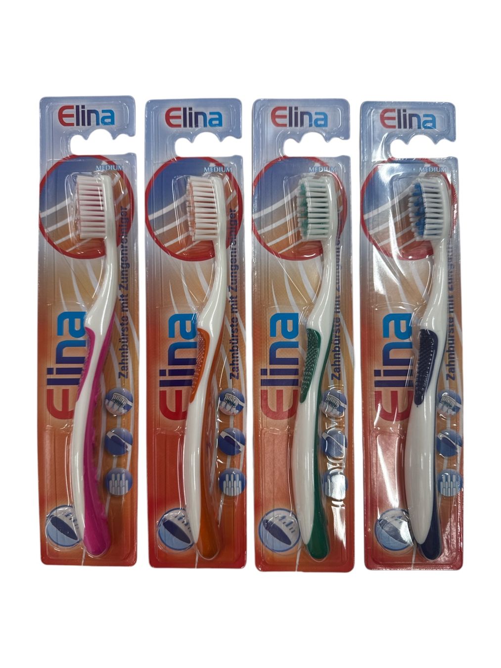 Cura dei denti: Elina dent Zahnbürsten MEDIUM 1 Stk. grün – Nuovo e nell'imballaggio originale da Oensingen venduto da Liquidations-Shop