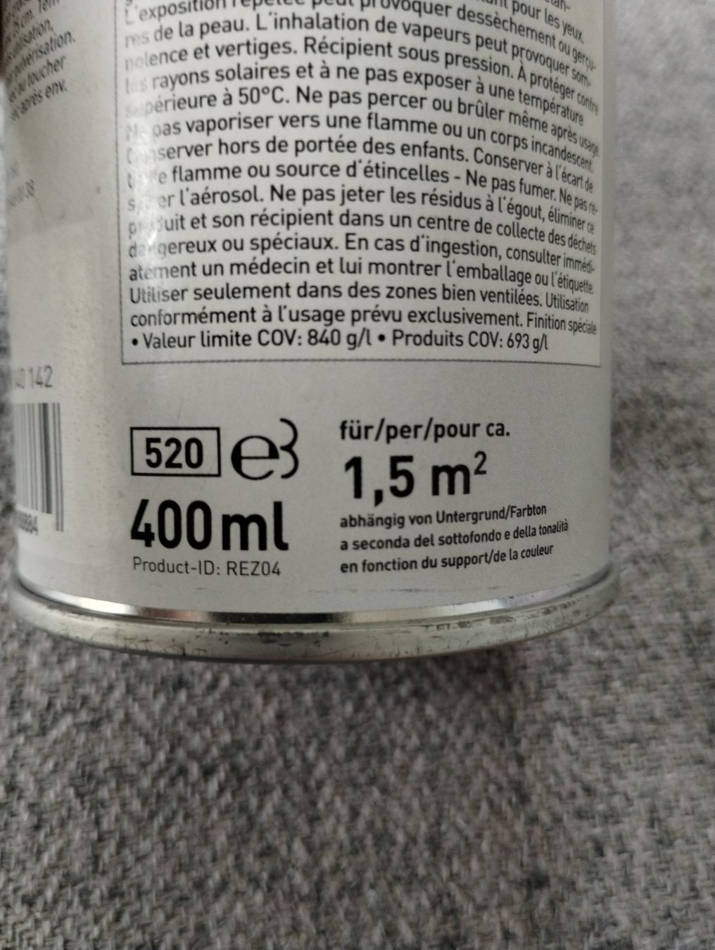 Colori: 2 Spray effet métal or " Kreul" 400 ml + Noir Obi – Nuovo (secondo la descrizione) da Lausanne venduto da Martinucci 4