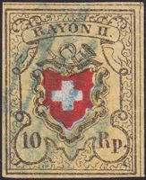 Rayon II (gelb), T.25 E-LO, Luxusstück mit "Luzerner Raute"