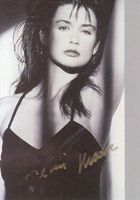 == ACHTUNG == ORIGIN. AUTOGRAMM VON Demi Moore !