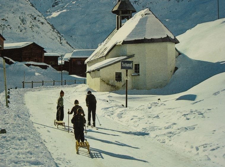 Cartoline postali: TSCHAMUT am Oberalppass – Usato da Jona venduto da philajona 1