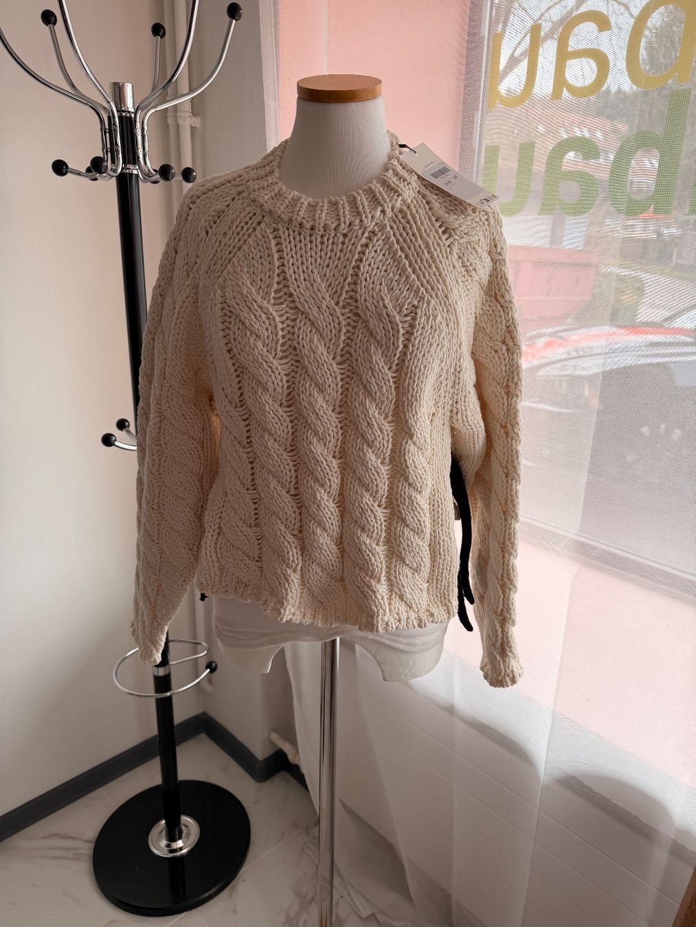 Zara Maglioni & Felpe: Zara, warmer Strickpullover in Creme - Neu - Gr S – Nuovo (secondo la descrizione) da Arch venduto da ellaisa84