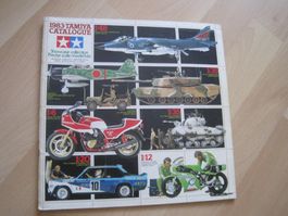 Tamiya Katalog 1983 mit CH  Preisliste  Dioramas uvm