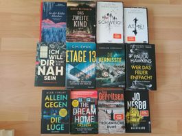 12x Krimis Krimi Thriller Psychothriller Bestseller