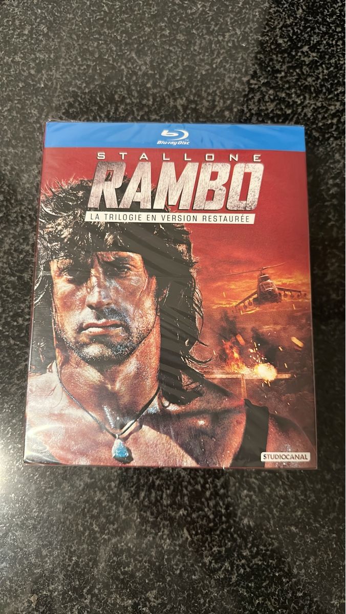 Alle DVDs: Trilogie Rambo Blu-ray - Version restaurée - Neuf/Emballé – Neu und originalverpackt aus Brügg BE von Priceator