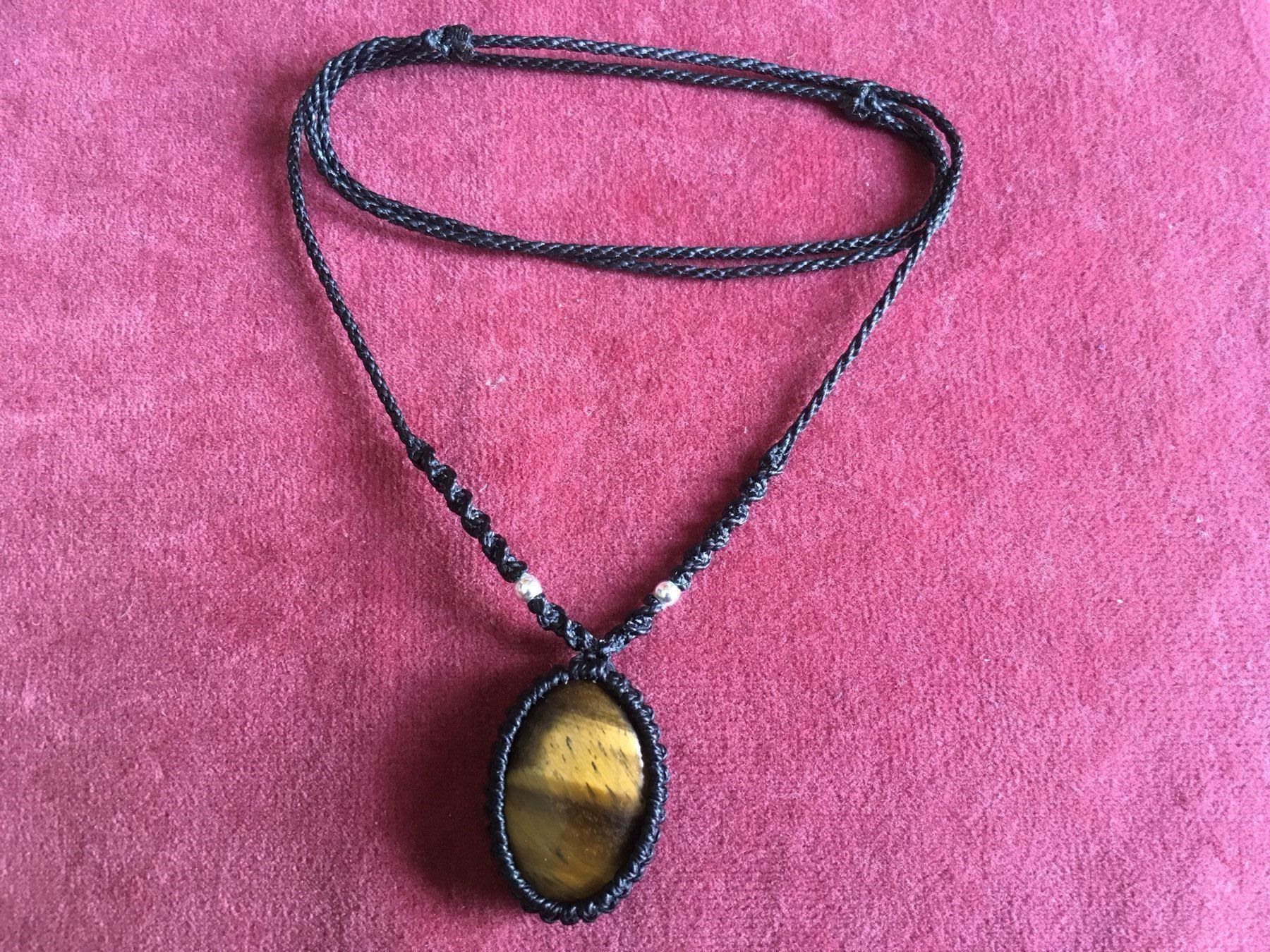 Catenine: Tigerauge aus Brasilien / Kette – Nuovo e nell'imballaggio originale da Zürich venduto da MEVAS-Schmuck 2