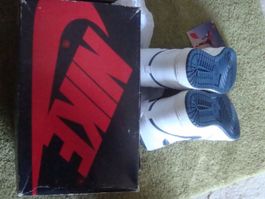 vintage 1985 Nike Basket Air Jordan High 4299, metallic blue