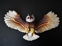 Spielfigur Eule mit ausgebreiteten Flügeln 🦉