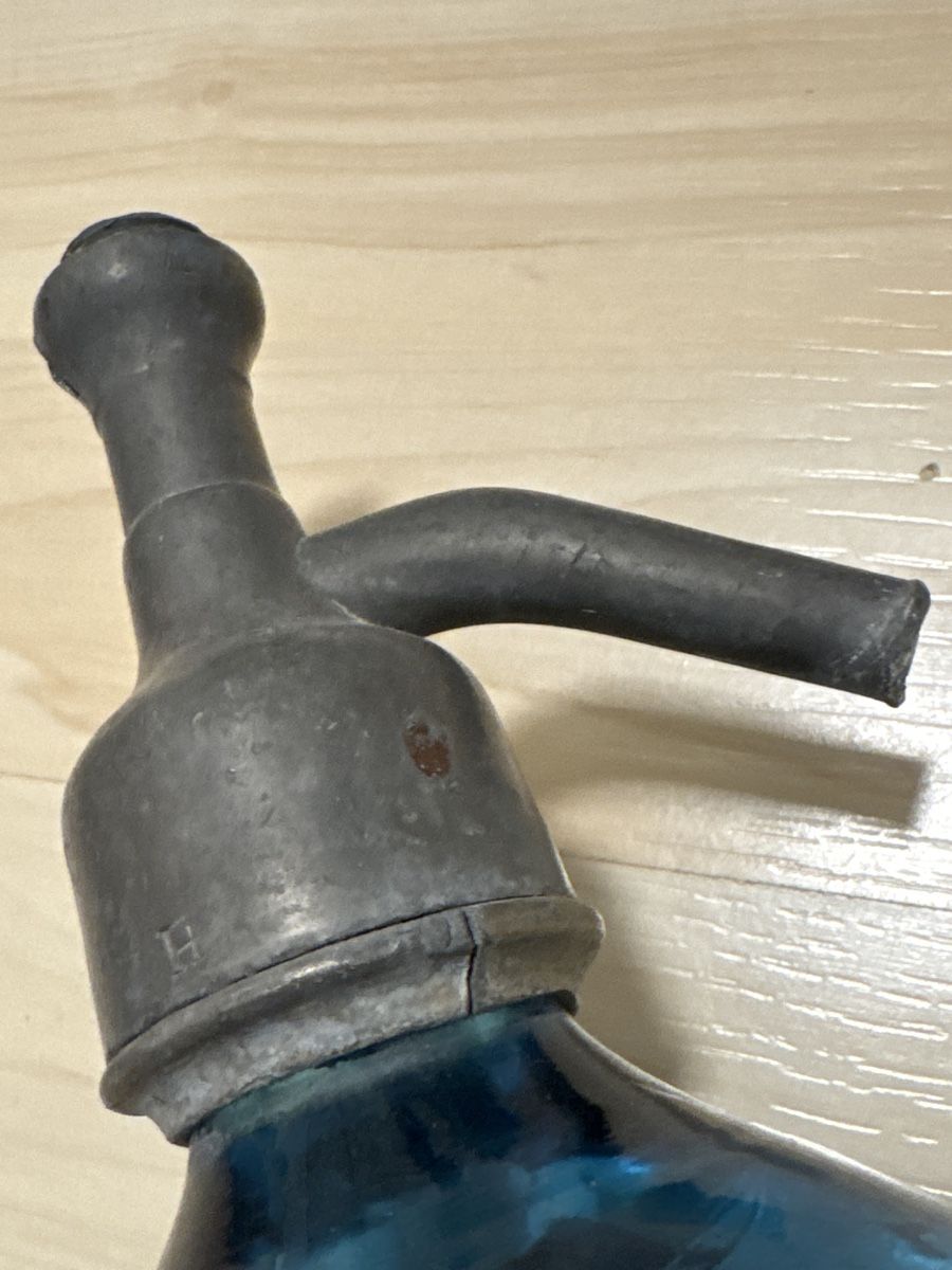 Bottiglie: Antike Sodaflasche / Syphonflasche türkisblau – Usato da Grenchen venduto da Lucy68 4